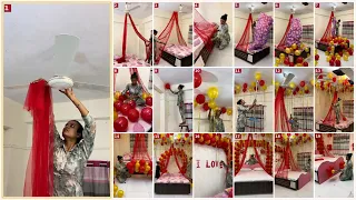 She turned a simple Fan into a stunning Romantic bedroom centerpiece - amazing