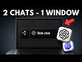 How to Use ChatGPT Codex SIDE CHAT to Run Parallel Sessions in One Window