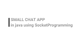 Chat App Using Java
