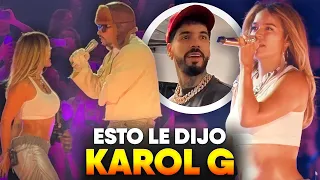 Karol G Aparece de Sorpresa junto a Bad Bunny – El Gesto de Karol G que volvió loco a Anuel