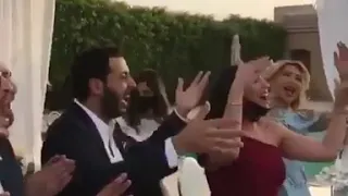 الشرنوبى فى حفل زفافه 