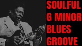 soulful g minor blues groove jam guitar backing track g minor 