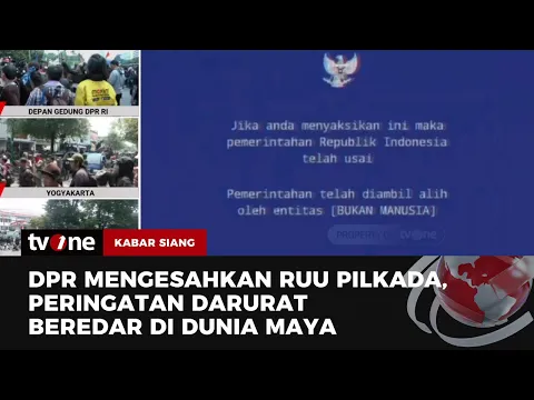 Gerakan 'Peringatan Darurat', Bentuk Perlawanan Publik di Media Sosial