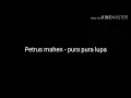 Download Lagu Mahen - Pura Pura Lupa (Official Lyric Video)