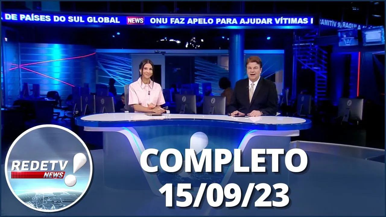 Assista à íntegra do RedeTV! News de 15 de setembro de 2023