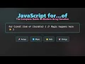 JavaScript for of Loop A Beginner s Guide to Iteration