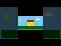 Draw a House painting using python turtle