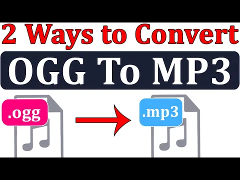 Download MP3 [ 2 Ways ] OGG To MP3 Converter || Convert Any Audio Format to Mp3 Format in Hindi By Mukesh Burdak