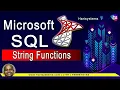 SQL String Functions SQL tutorial for beginners Sekharmetla Harisystems