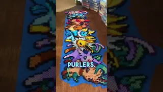 INSANE all Eeveelution Pokemon Perler is done
