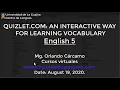 Quizlet com An interactive way for learning vocabulary