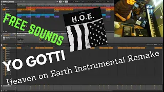 yo gotti h o e heaven on earth instrumental remake tutorial with sample download