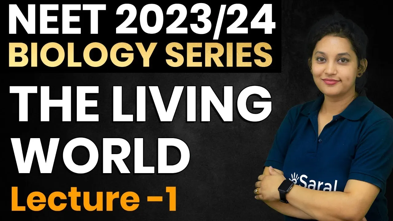The Living World Biology Class 11 #1 | Class 11 Biology | By Dr. Shivani Bhargava Maam | eSaral NEET