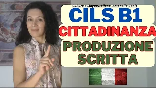 Cils B1 CITTADINANZA: Produzione scritta