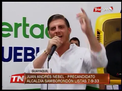 Listas 7-9-33 presentarán precandidatura a la alcaldía de Samborondón