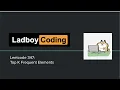 Leetcode 347 Top k frequent elements English Version Python heap Ladboy Coding