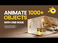 Animate 1000 Objects At Once in Blender Geometry Nodes