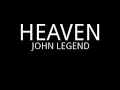 John Legend - Heaven (Instrumental)