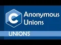 Anonymous unions in C