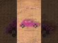 DIY Vehicle Fuse Bead Easy Craft Ideas Tutorial - Purple Car