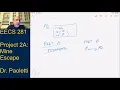 Project 2A Mine Escape Tutorial