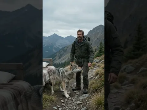 The Wolf Who Chose a Human 🐺❤️ | An Unforgettable Animal Story😭🥹