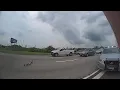 BODY CAM Traffic stopped on I-91 in Hartford for duck family
