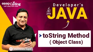 toString Method in Java Object Class Methods Java for Developers