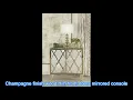 Coaster 951851 Everly quinn champagne finish design front mirrored console server buffet cabinet