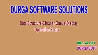 Data Structures Circular Queue Display Operations Part 2