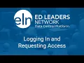 ELN Data Central Logging In and Requesting Access