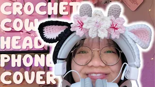 EASY Cow Headset Crochet Headphone Cover