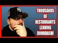 THOUSANDS of Restaurants are LEAVING DoorDash This is WHY Dashers Are Struggling to Get Orders