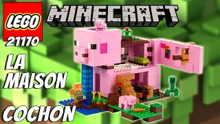 LEGO Minecraft 21170: La maison cochon avec Alex