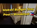 Budget Stay in Makati Manila St Giles Hotel Room Tour Pool