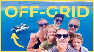 What Life Is Like With A FAMILY OF SIX OFF GRID On A Sailboat