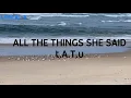 Download Lagu All The Things She Said - t.A.T.u (Clean - Lyrics) | @LYRICAL-A-music