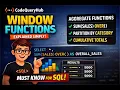 Aggregate Window Functions in SQL Explained OVER PARTITION BY Running Total Part 1