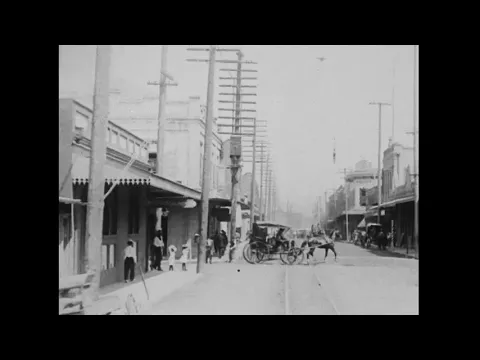 Panoramic View, King Street, Honolulu, Hawaiian Islands (1906) Edison