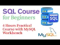 Practical SQL Course for Beginners Learn SQL in 2025 with MySQL Database using MySQL Workbench