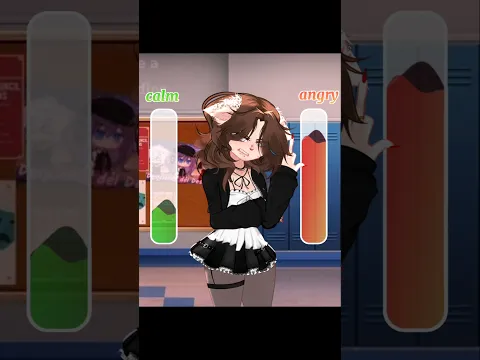 angry calm trend!!😠✨️👀 #gacha #shorts #gachaclub #edit #gachalife #meme #animation