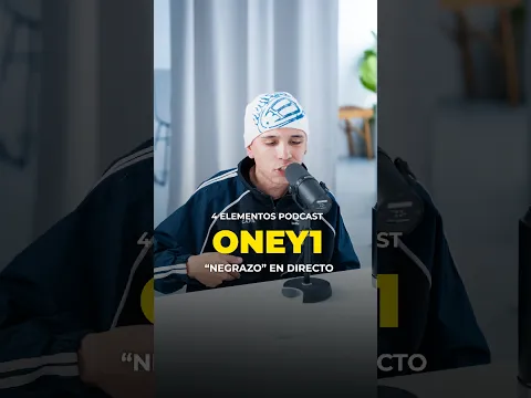 ONEY1 se canta «NEGRAZO» 🔥