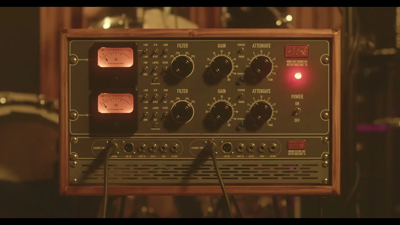 Mystery Magicians M808A Dual-Channel Tube Microphone Preamp