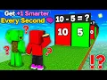 Download Lagu JJ en Mikey worden ELKE SECONDE game +1 slimmer - in Minecraft Challenge Maizen!