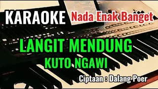 langit mendung kuto ngawi dalang poer karaoke campursari nada enak banget