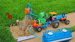 diy tractor mini borewell drilling machine | boring machine | @MiniCreative1 @sanocreator