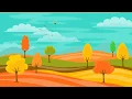 Download Lagu KaMy - Cartoon - Field Scene Fall Autumn- Full HD - Free to Use