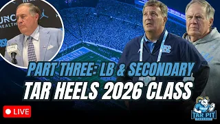 Tar Heels 2026 Class Part Three Linebackers Secondary
