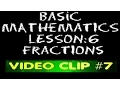 Basic Math Lesson 6 -