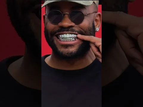 wearing GRILLZ to the FANCY F1 Paddock Club (formula 1)